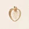 Tomfoolery Gabin N°1 Crystal & Rainbow Sapphire Heart Pendant(Out of Stock) Clearance