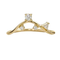 Tomfoolery Gather Mixed Cut Diamond Wedding Band Discount