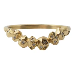 Tomfoolery Gea Diamond Curved Band Discount