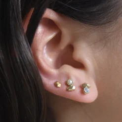 Tomfoolery Gea Duo Aquamarine Mini Studs Best