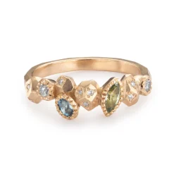 Tomfoolery Gea Multi Half Eternity Band Sale