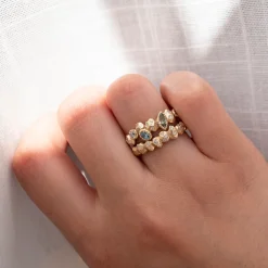 Tomfoolery Gea Multi Half Eternity Band Sale