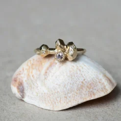 Tomfoolery Gea Ring N2 with Pink Morganite & Diamonds Online