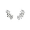 Tomfoolery Gea Silver Faceted Ear Climbers Online