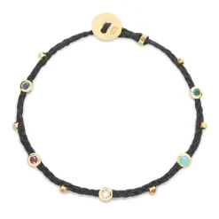Tomfoolery Gemstone Bezel Charms Bracelet Sale