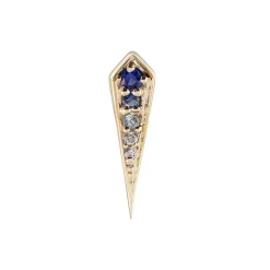 Tomfoolery Gemstone Long Point Rhombus Studs Clearance