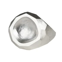 Tomfoolery Geoda Silver Statement Ring Sale