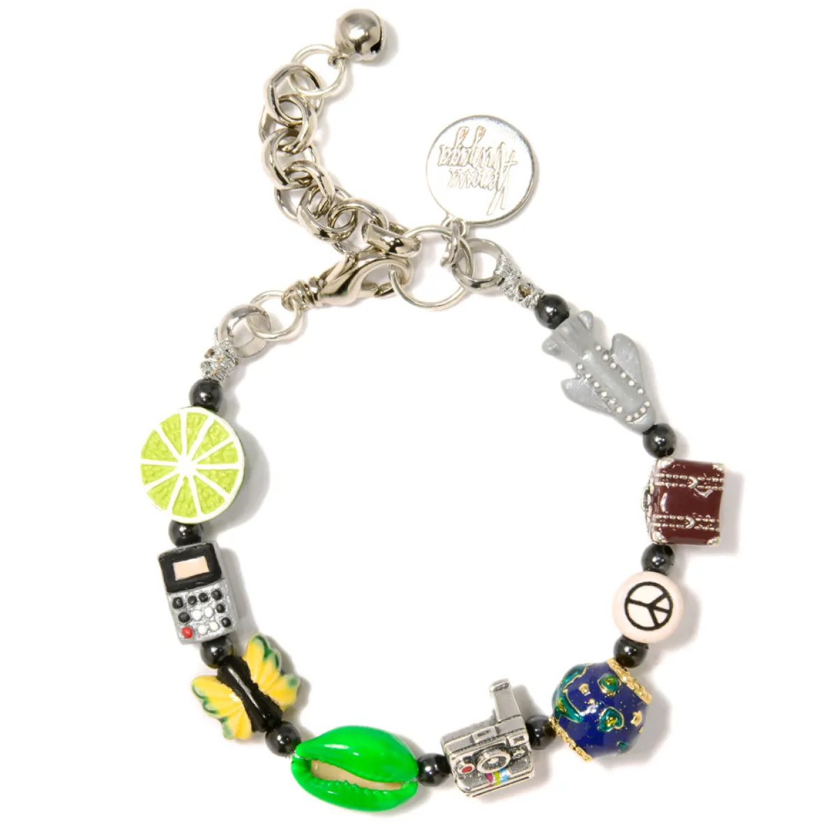 Tomfoolery Getaway Beaded Ceramic Charm Bracelet Hot