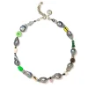 Tomfoolery Getaway Beaded Pearl & Ceramic Charm Necklace Clearance