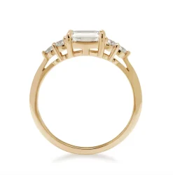 Tomfoolery GIA Certified Bea White Diamond Five Stone Ring New