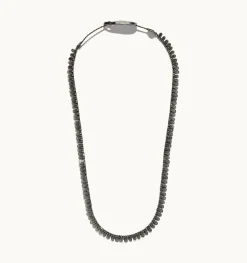 Tomfoolery Girasole Black Plated Silver Necklace New