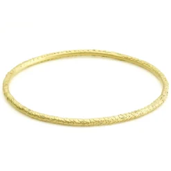 Tomfoolery Gold & Diamond Catkin Bangle Clearance