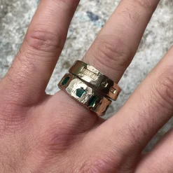 Tomfoolery Gold & Emerald Morris Band Clearance