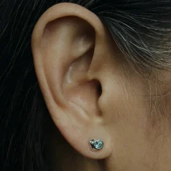 Tomfoolery Gold & Peridot Kira Stud Online