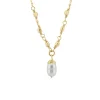 Tomfoolery Gold & Single Pearl Drop Beaded Necklace Sale