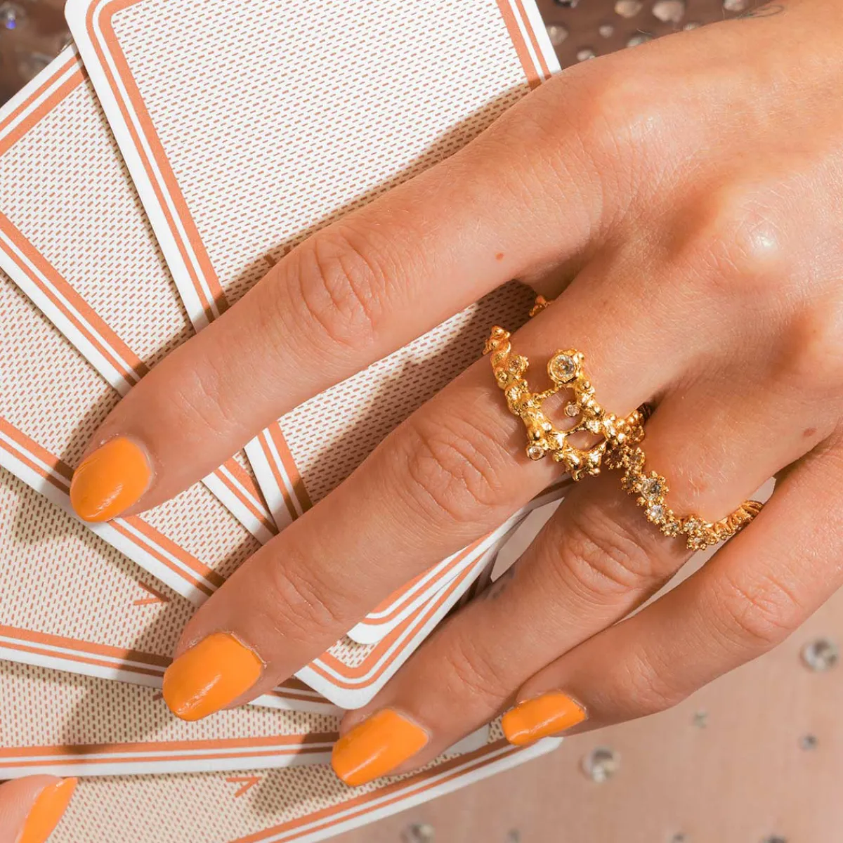 Tomfoolery Gold Adagio Spin Ring Outlet