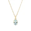 Tomfoolery Gold Aquamarine Pendant Best