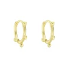 Tomfoolery Gold Bead Clicker Hoops Sale