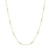 Tomfoolery Gold Beaded Necklace Clearance