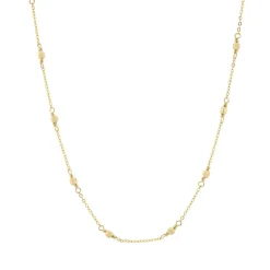 Tomfoolery Gold Beaded Necklace Clearance