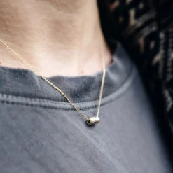 Tomfoolery Gold Contemplation Bead Necklace Clearance