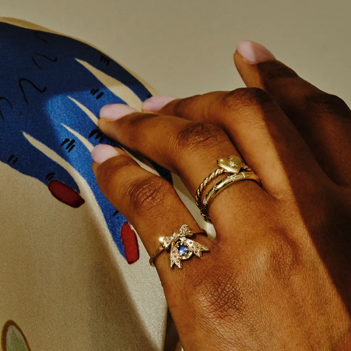 Tomfoolery Gold Cosmic Eternity Star Ring Best