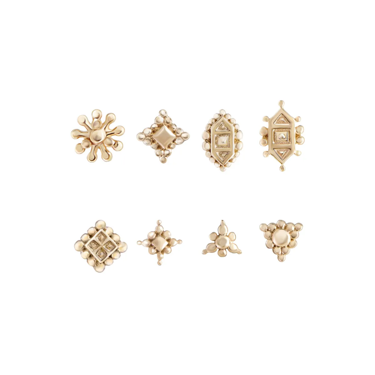 Tomfoolery Gold Dala Studs Online