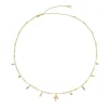 Tomfoolery Gold Dala Trinket Necklace New