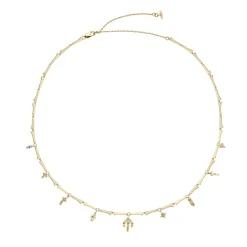 Tomfoolery Gold Dala Trinket Necklace New