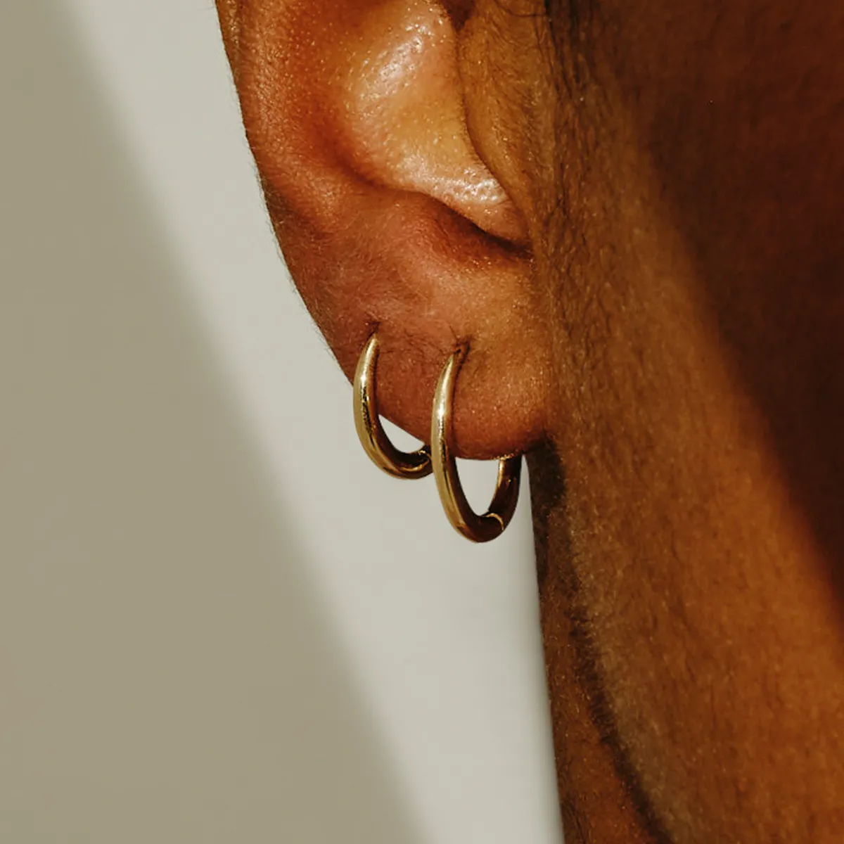 Tomfoolery Gold Dodu Oval Chunky Hoop Discount