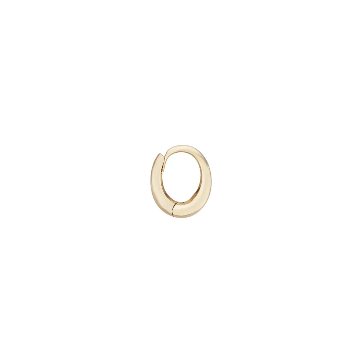 Tomfoolery Gold Dodu Oval Chunky Hoop Discount