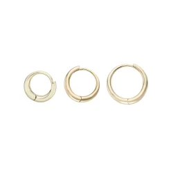Tomfoolery Gold Dodu Round Chunky Hoop Clearance