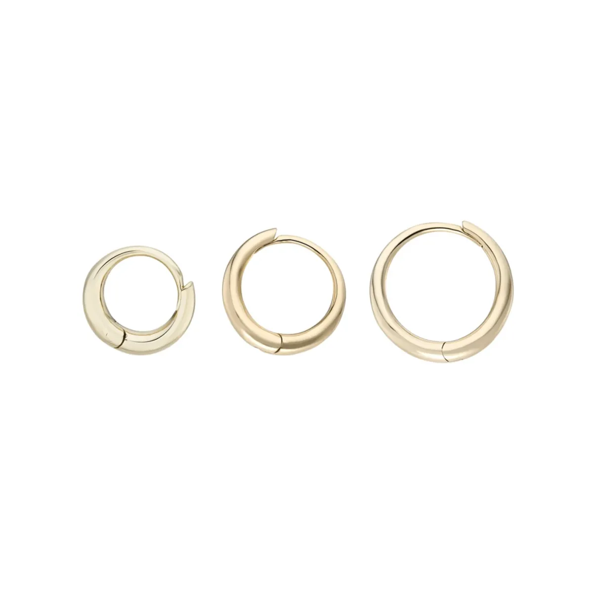 Tomfoolery Gold Dodu Round Chunky Hoop Clearance