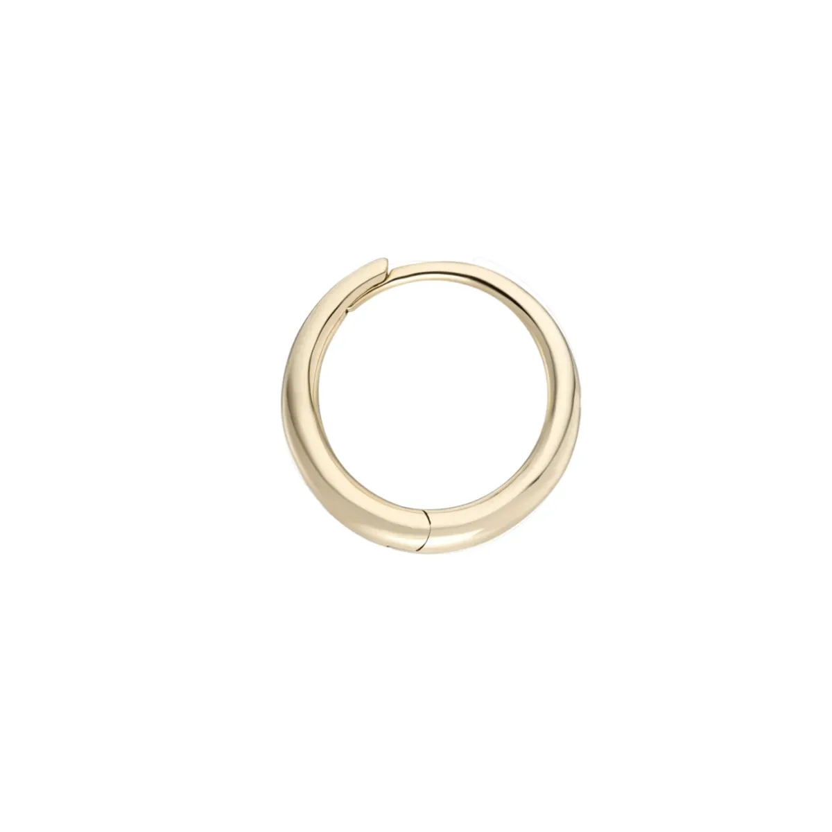 Tomfoolery Gold Dodu Round Chunky Hoop Clearance