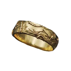 Tomfoolery Gold Evergreen Ring Fashion