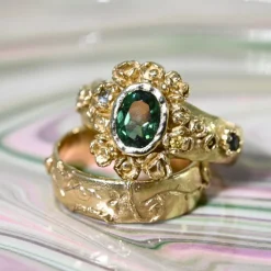 Tomfoolery Gold Evergreen Ring Fashion