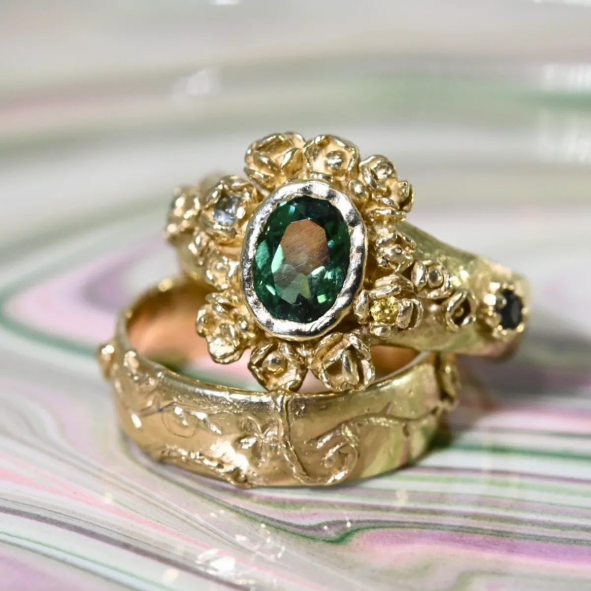 Tomfoolery Gold Evergreen Ring Fashion