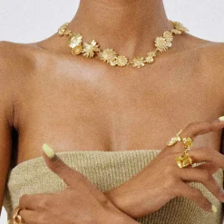 Tomfoolery Gold Garden of Eden Necklace Outlet