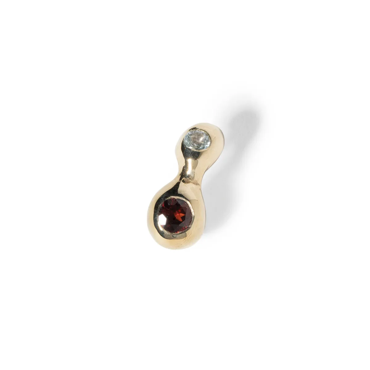 Tomfoolery Gold Gemstone Chamelle Stud Clearance