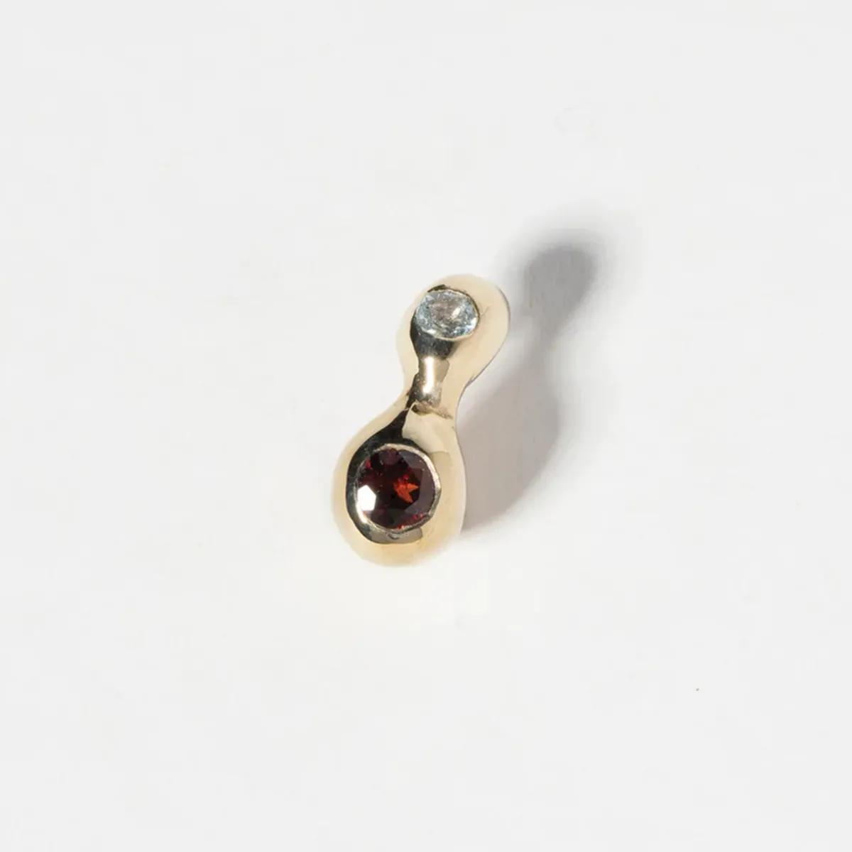 Tomfoolery Gold Gemstone Chamelle Stud Clearance