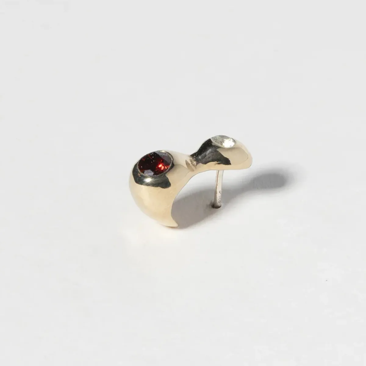 Tomfoolery Gold Gemstone Chamelle Stud Clearance