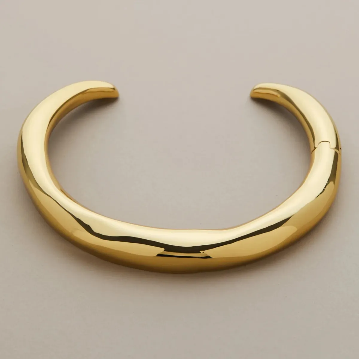Tomfoolery Gold Hinged Collar Necklace Outlet