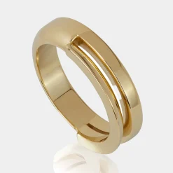 Tomfoolery Gold Ivana Split Ring New