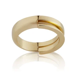 Tomfoolery Gold Ivana Split Ring New