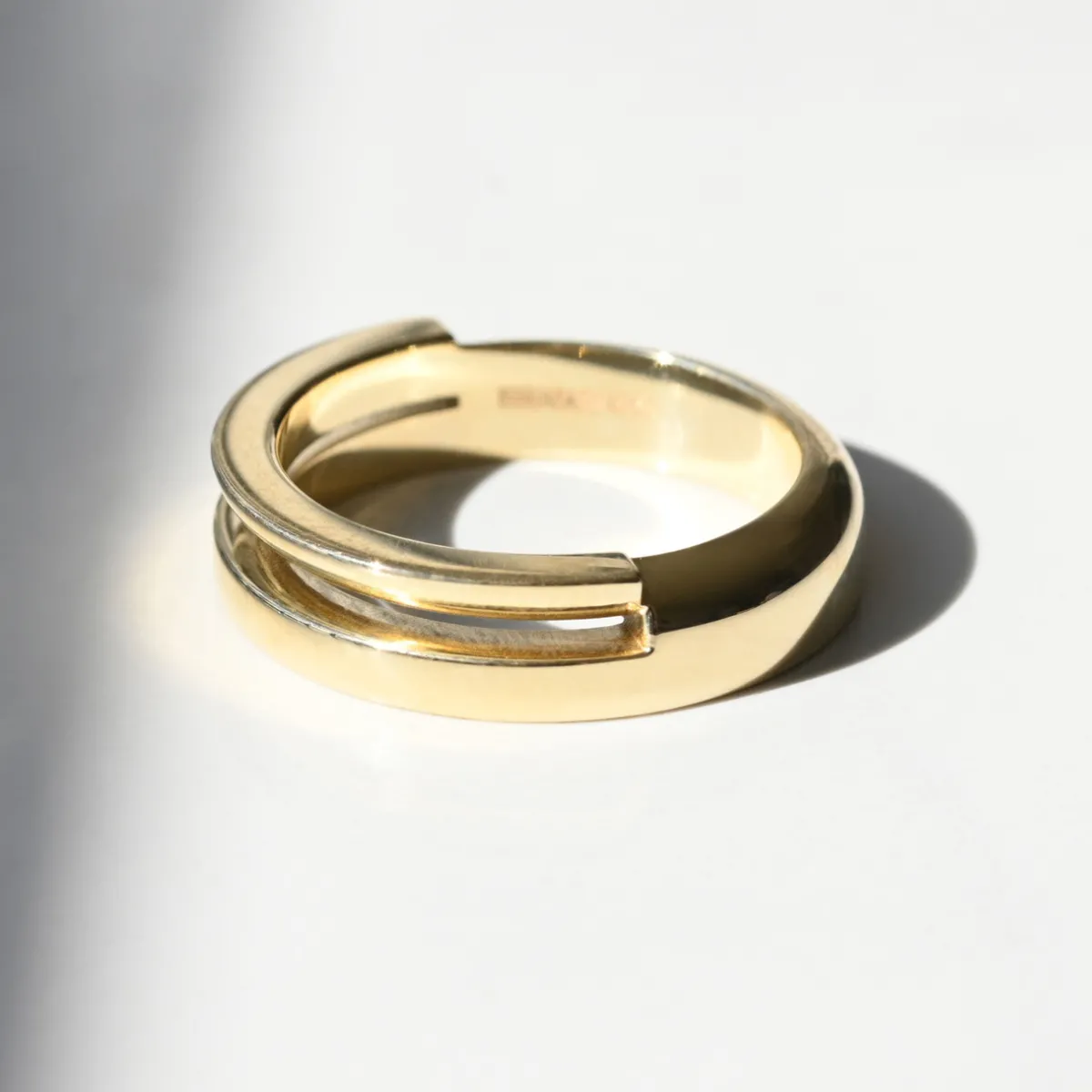 Tomfoolery Gold Ivana Split Ring New