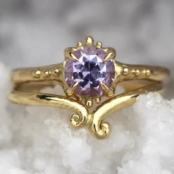 Tomfoolery Gold Kelp Wedding Band Outlet