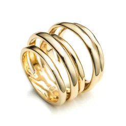 Tomfoolery Gold Layered Ring Discount