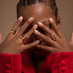 Tomfoolery Gold Layered Ring Discount
