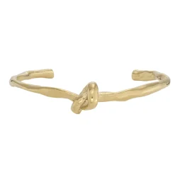 Tomfoolery Gold Layla Knot Cuff Bracelet Clearance