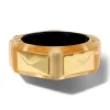 Tomfoolery Gold Luminous Lucite Armour Hinge Bracelet Hot